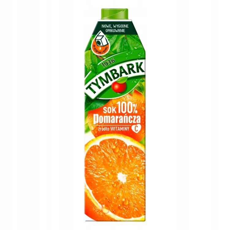 Sok 100% pomarańcza 1 l
