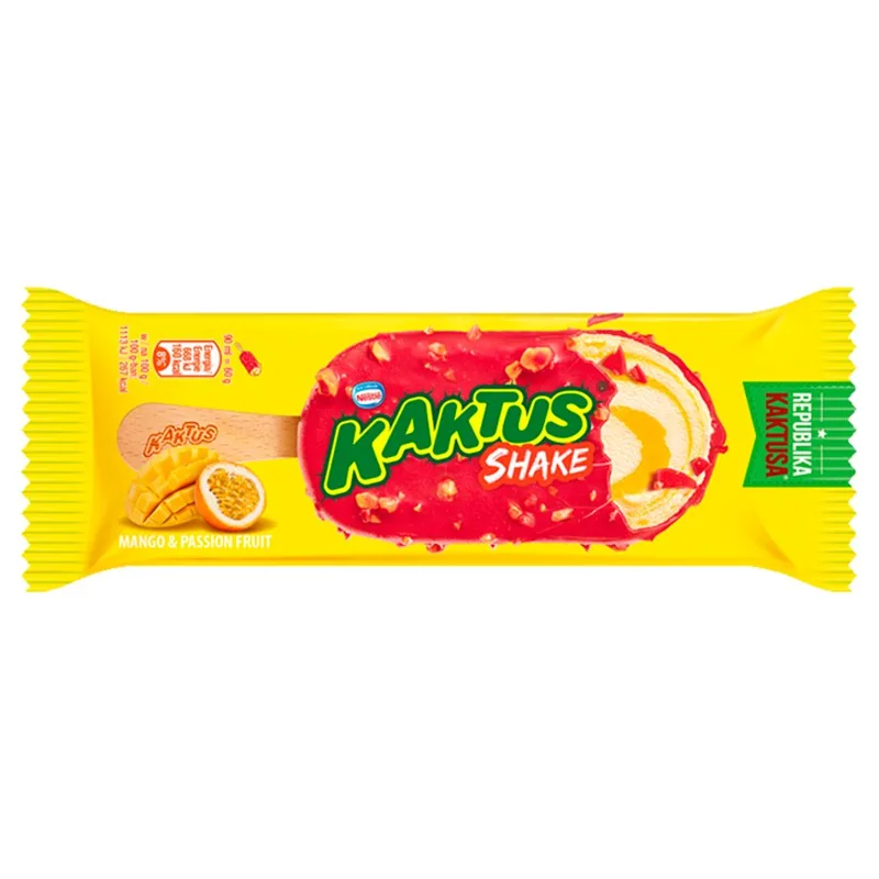 Lody na patyku śmietanka-mango-marakuja Kaktus Shake 90 ml