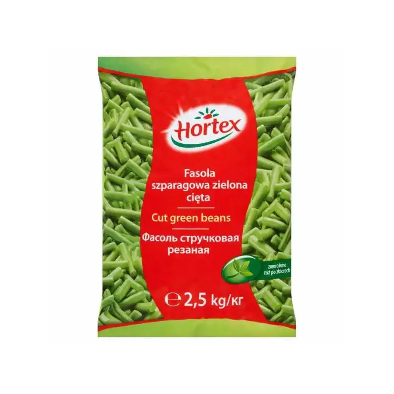 Fasola szparagowa zielona cięta 2,5 kg