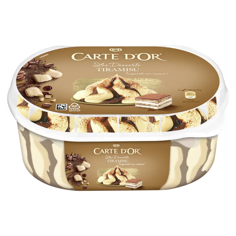 Lody tiramisu 825 ml