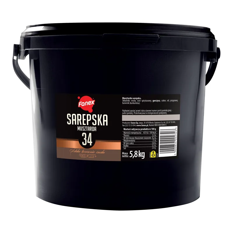 Musztarda sarepska 5,8 kg