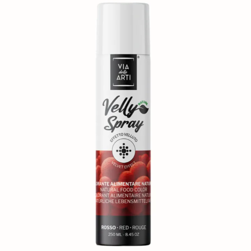 Zamsz spożywczy w sprayu czerwony 250 ml