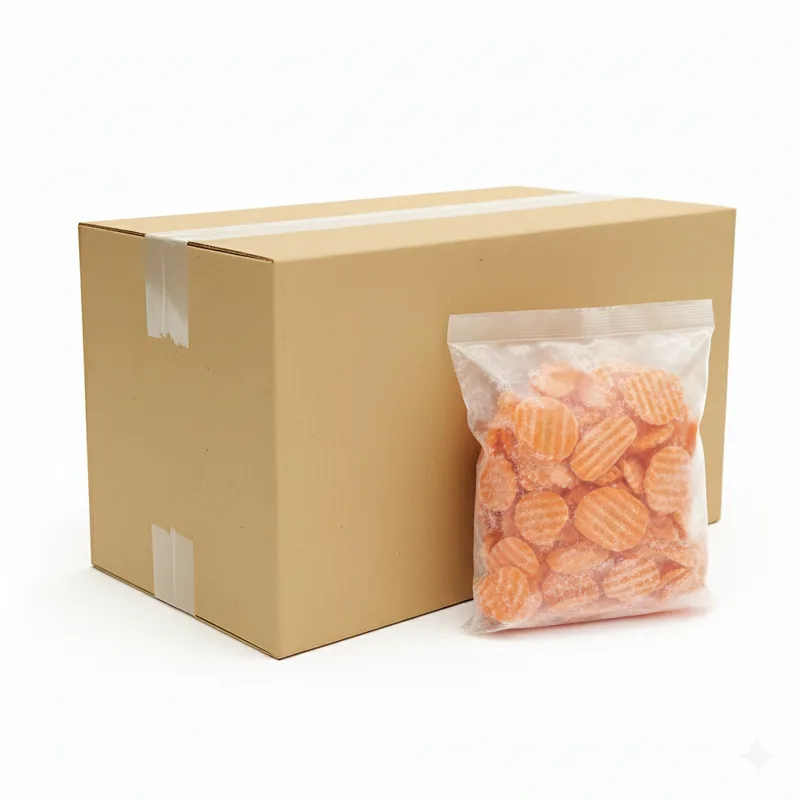 Marchewka plastry faliste 2,5 kg