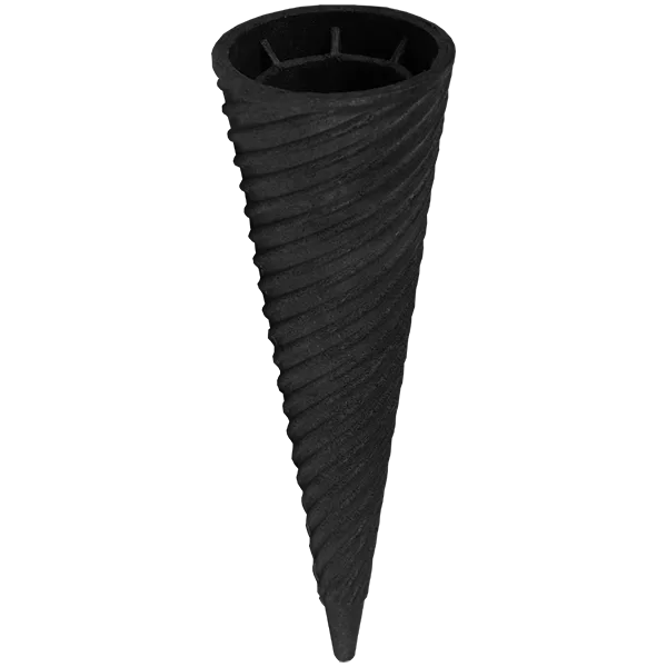 Rożek twister czarny nr 34