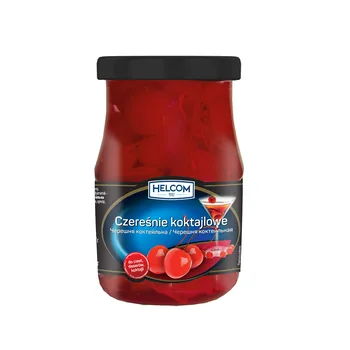 Czereśnie koktajlowe czerwone 370 g (190 g po odsączeniu)