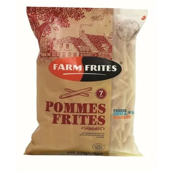 Frytki cienkie typu fast food 7mm 2,5 kg