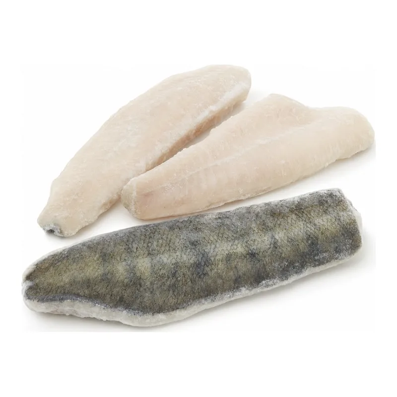 Sandacz filet ze skórą mrożony IQF (500-800 g) 5 kg (4 kg bez glazury)