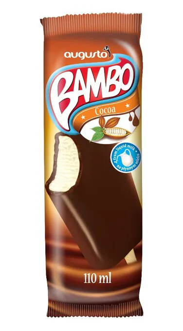 Lody Bambo śmietankowe w polewie kakaowej 100 ml