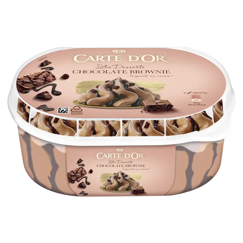 Lody brownie Carte d'Or 825 ml