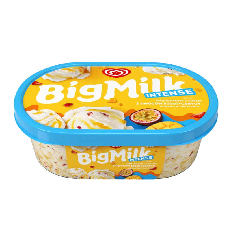Lody Big Milk Intense exotic 900 ml