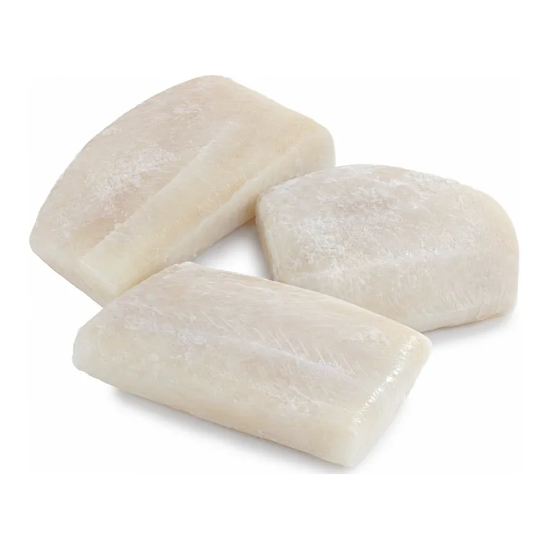 Halibut filet bez skóry mrożony IQF (400-800 g) 5 kg (4 kg bez glazury)