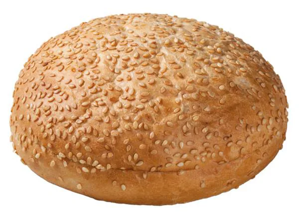 Bułka hamburgerowa przecięta z sezamem 12 cm