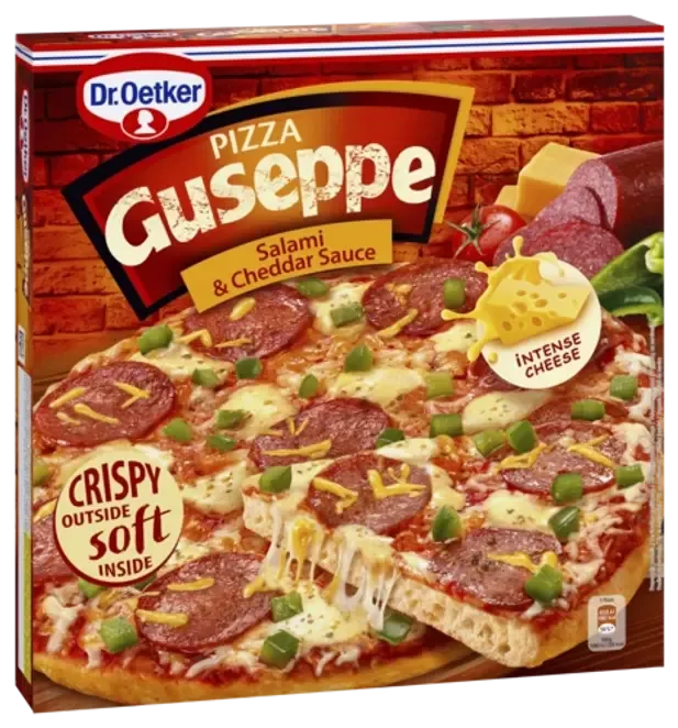 Pizza Guseppe Salami & Cheddar Sauce 418 g