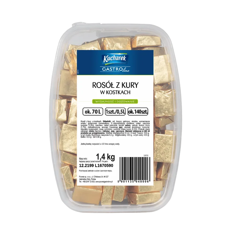 Rosół z kury w kostkach 1,4 kg