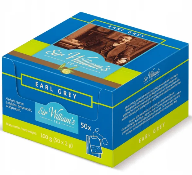 Herbata czarna Earl Grey 50 kopert
