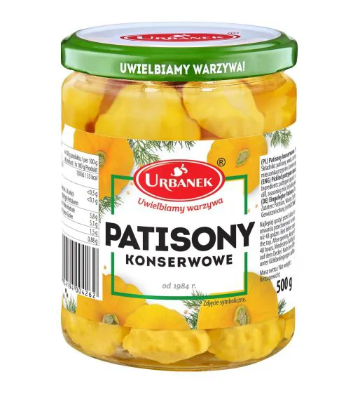 Patisony konserwowe 500 g (240 g po odsączeniu)