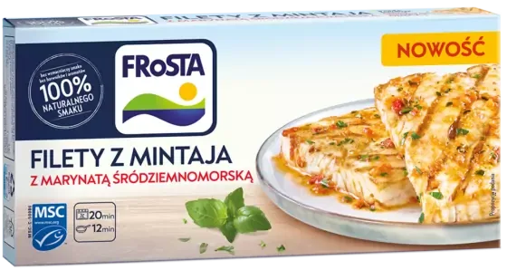 Filety z mintaja z marynatą śródziemnomorską 265 g