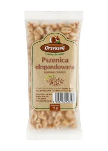 Pszenica ekspandowana w polewie z miodem 1 kg