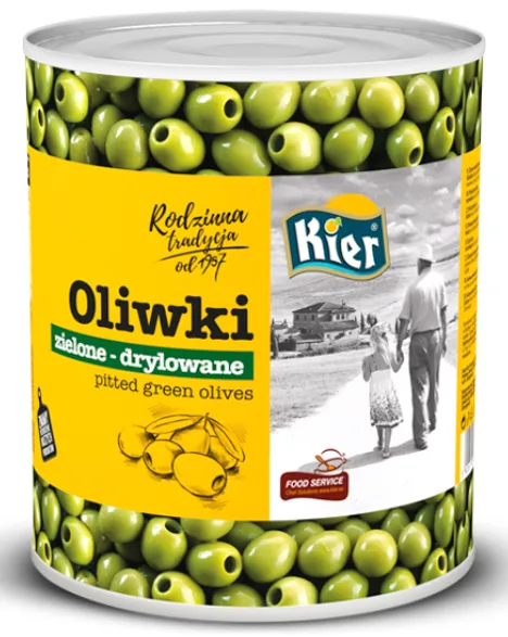 Oliwki zielone całe 2,95 l (1,56 kg po odsączeniu)