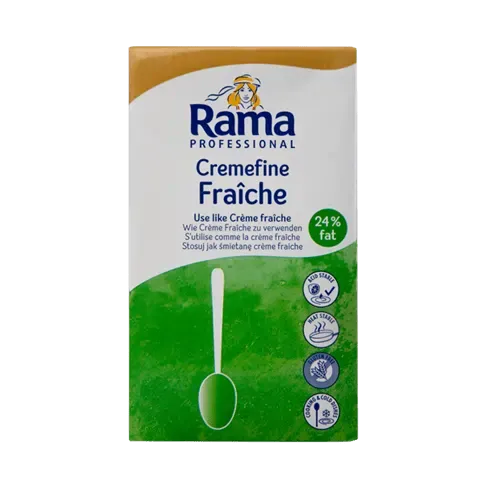 Śmietanka roślinna Cremefine Fraiche do dań zimnych, gorących i deserów 24% 1 l