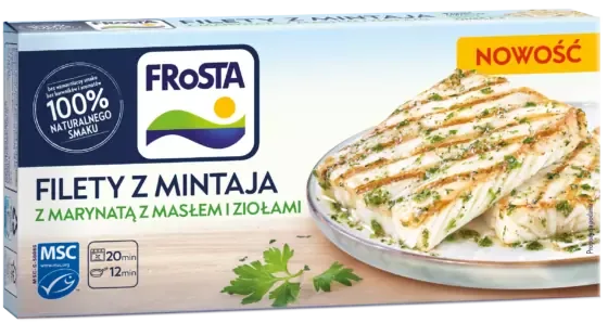 Filety z mintaja z marynatą z masłem i ziołami 265 g