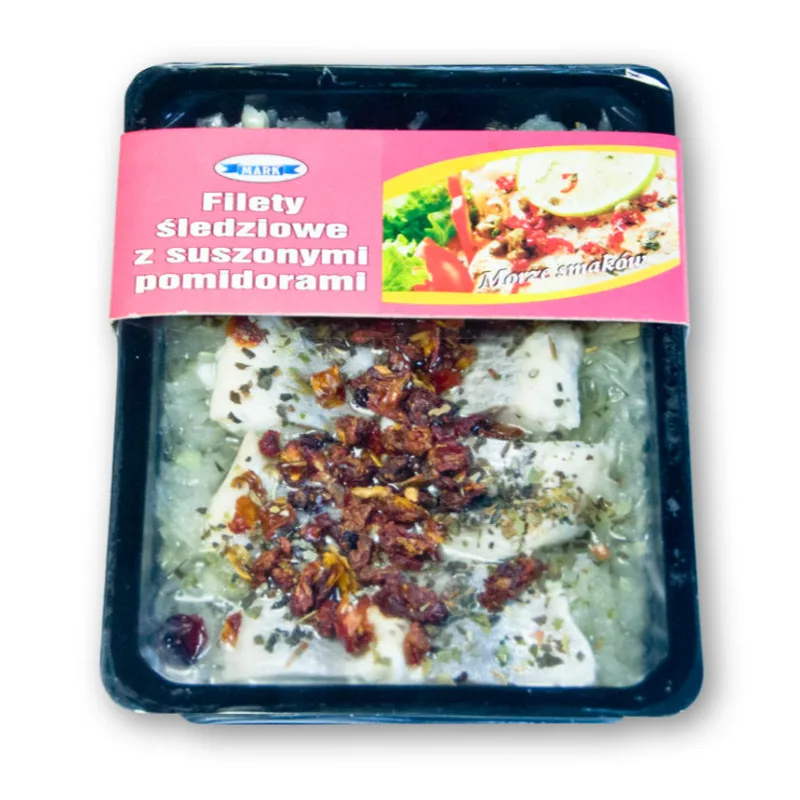 Filety śledziowe z suszonymi pomidorami 200 g
