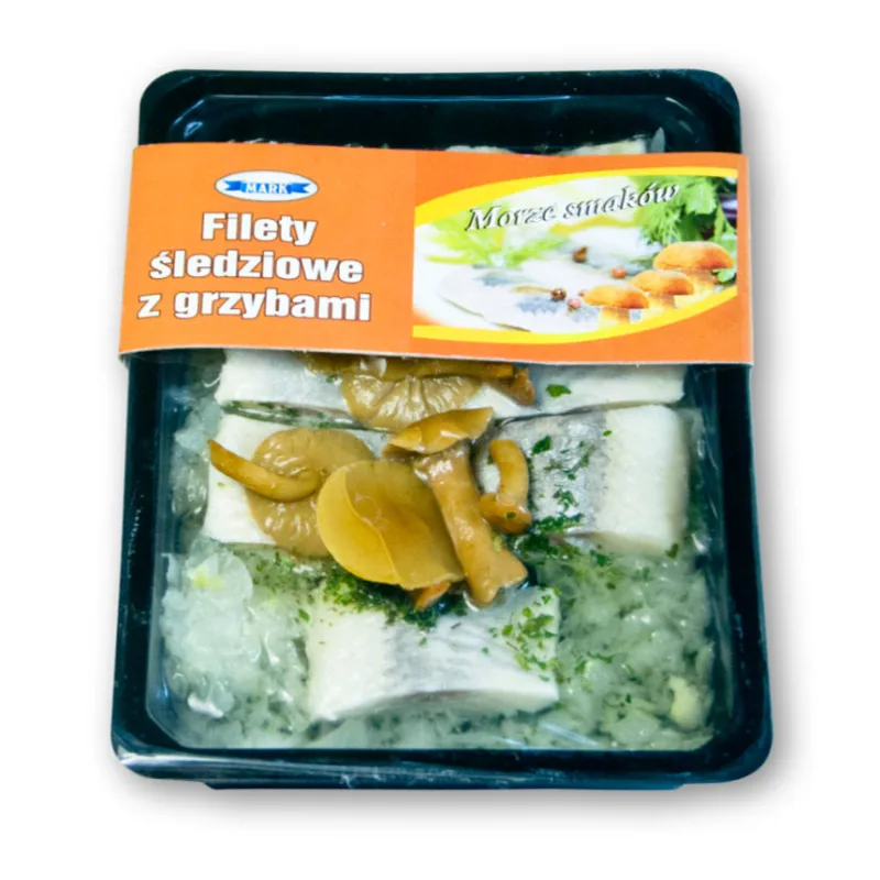 Filety śledziowe z grzybami 200 g