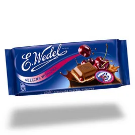 Czekolada mleczna z nadzieniem wiśniowym 100 g
