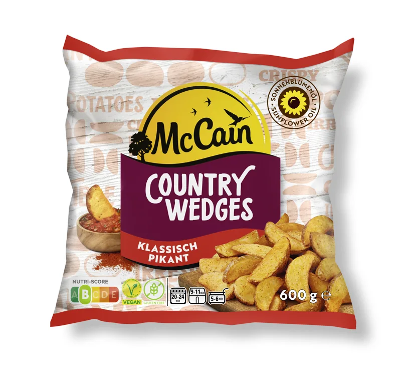 Cząstki ziemniaczane w paprykowej przyprawie Country Wedges 600 g