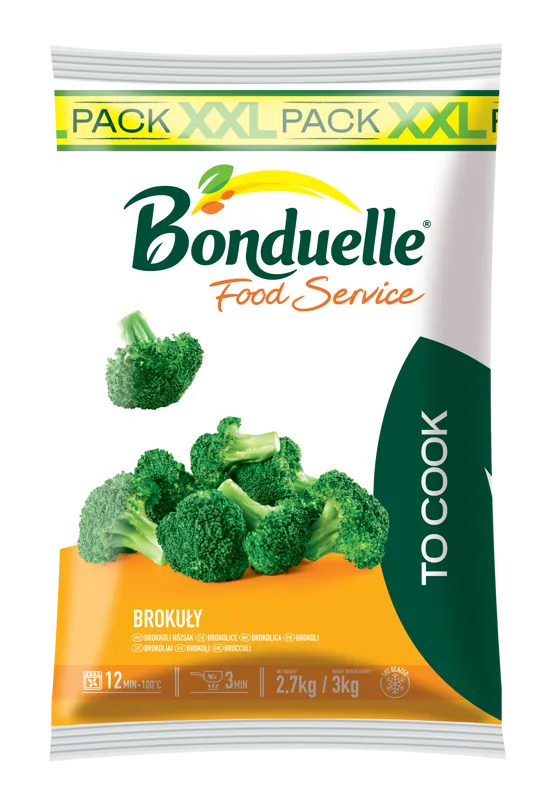 Brokuły Gama XXL 3 kg (2,7 kg po odsączeniu)