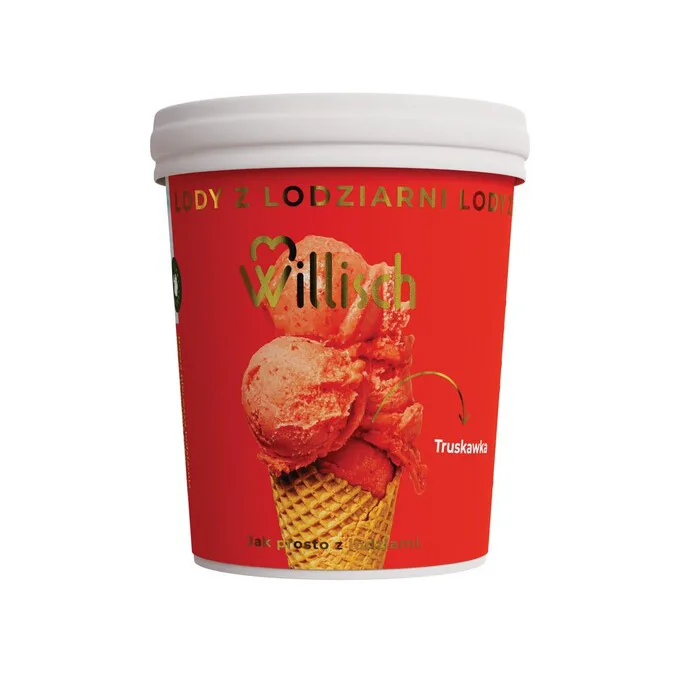 Lody truskawkowe 465 ml (400 g)