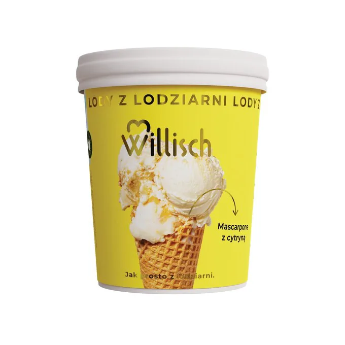 Lody mascarpone z cytryną 465 ml (390 g)