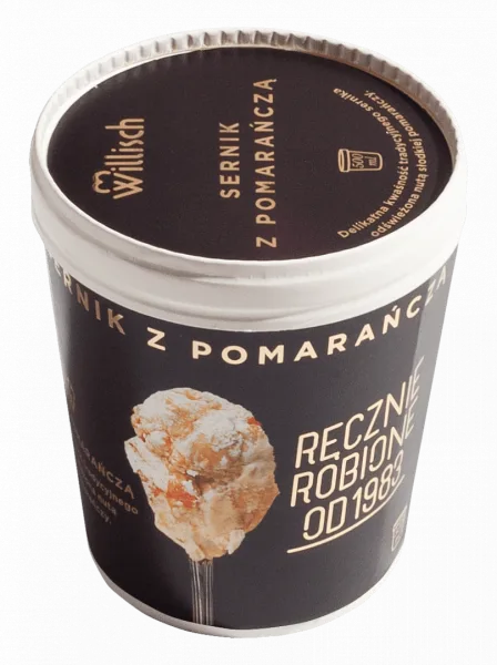 Lody o smaku sernika z pomarańczą 465 ml (390 g)