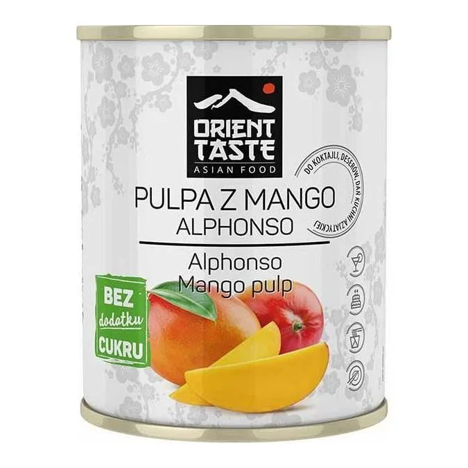Pulpa z mango Alphonso (bez cukru) 3,1 kg