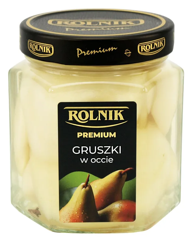 Gruszki w occie 560 ml (250 g po odsączeniu)