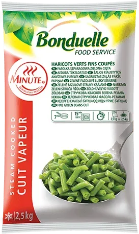 Fasola szparagowa zielona cięta Minute 2,5 kg