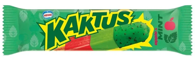 Lody na patyku jabłko-mięta Kaktus 45 ml