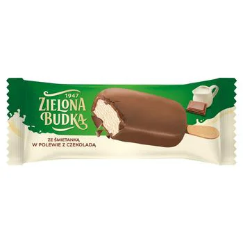 Lody śmietankowe w polewie czekoladowej na patyku 90 ml