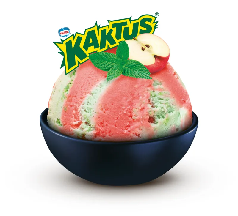 Lody mięta-jabłko Kaktus w kuwecie 5 l