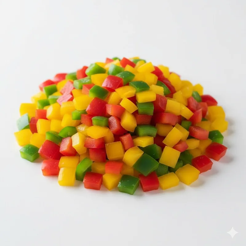 Mieszanka paprykowa kostka (papryka tricolore) 2,5 kg