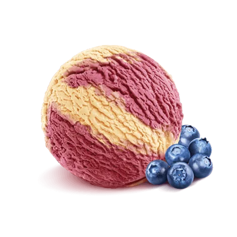 Lody borówkowo-jagodowe o smaku ciasteczkowym w kuwecie 5 l