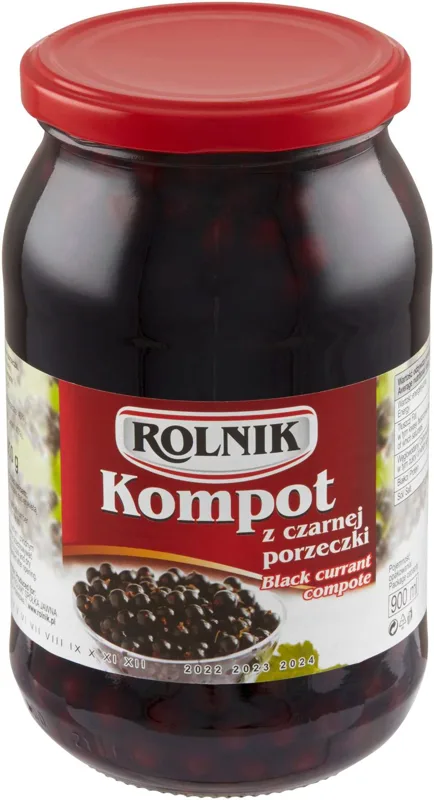 Kompot z czarnej porzeczki 900 ml