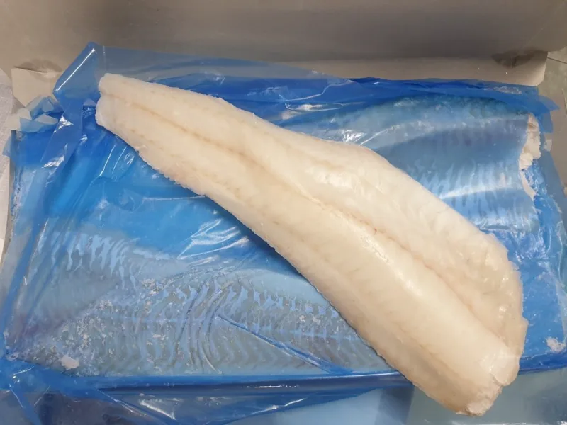 Dorsz atlantycki filet bez skóry mrożony na lądzie (140-230 g) 6,8 kg
