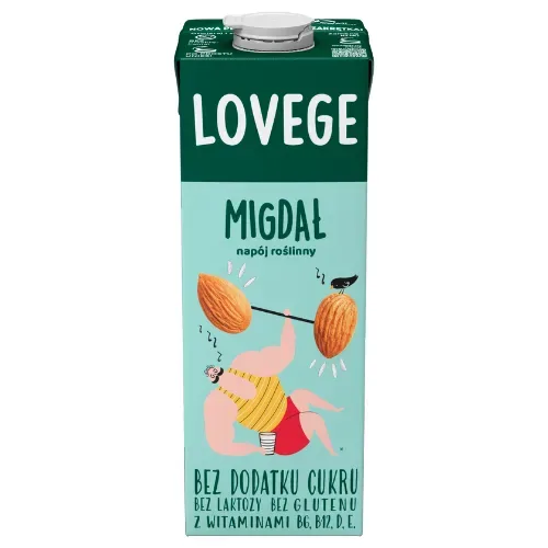 Napój Lovege migdałowy bez cukru 1 l
