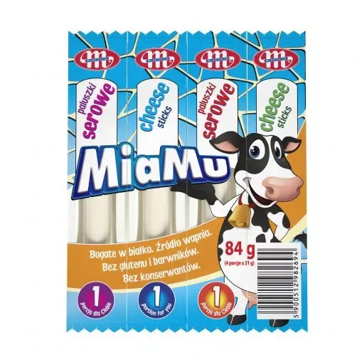 Paluszki serowe MiaMu 84 g
