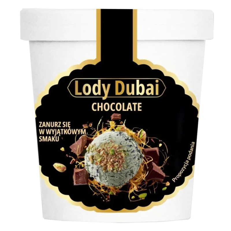 Lody Dubai Chocolate (czekolada dubajska) 450 ml