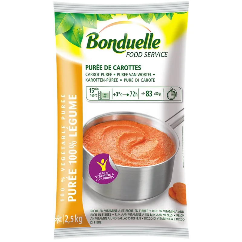 Puree z marchewki 100% warzyw 2,5 kg