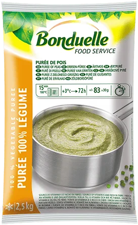 Puree z zielonego groszku 100% warzyw 2,5 kg