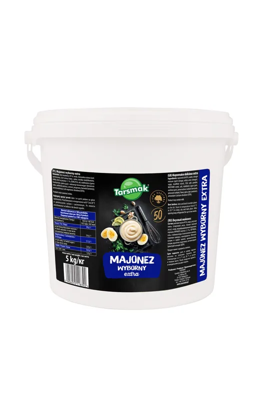 Majonez wyborny extra 50% 5 kg