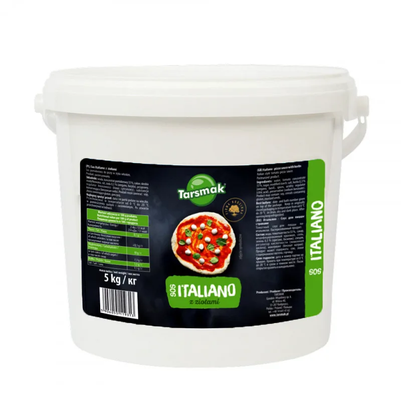 Sos do pizzy z ziołami 5 kg